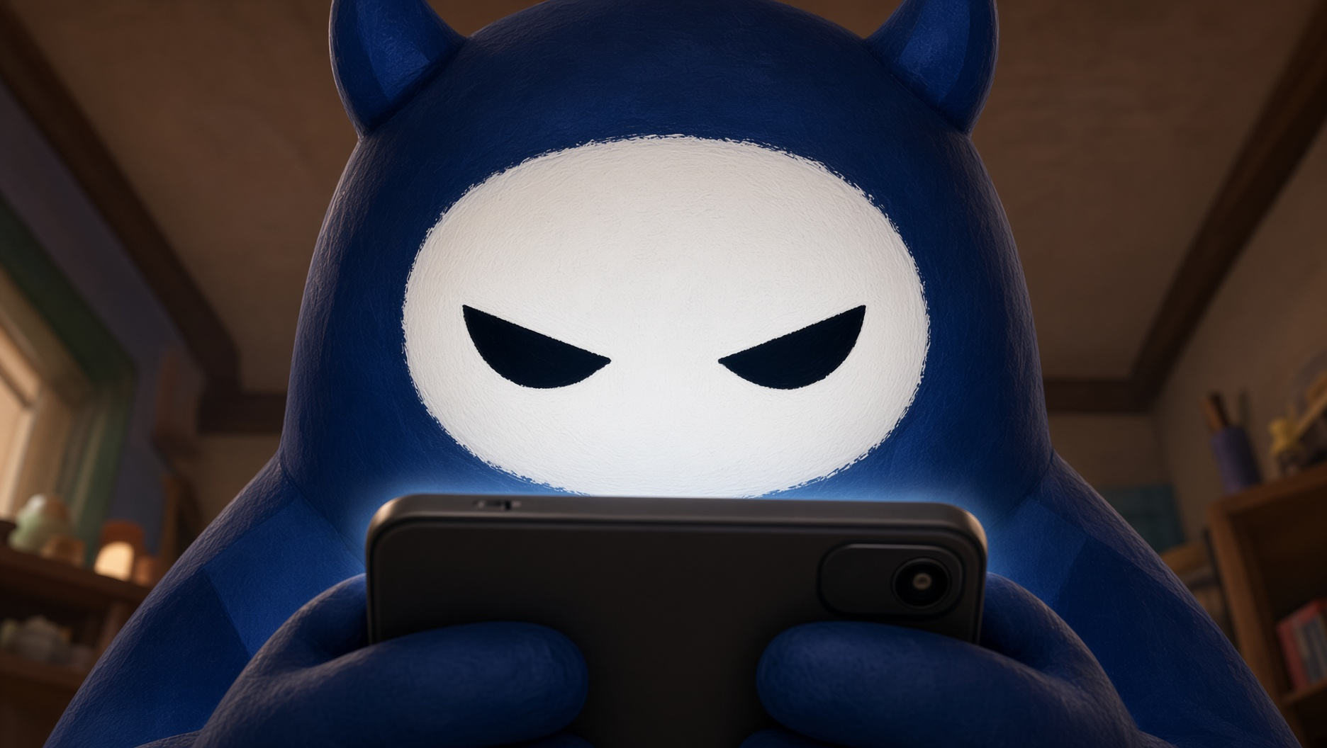 DOOH checking a phone